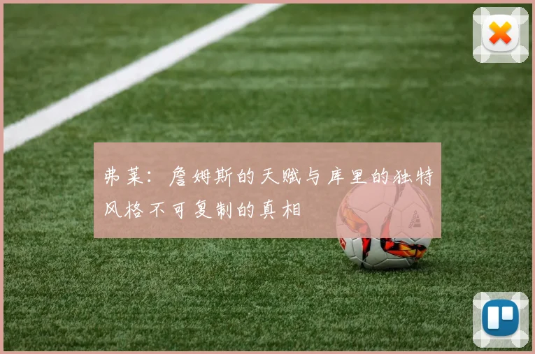 弗莱：詹姆斯的天赋与库里的独特风格不可复制的真相